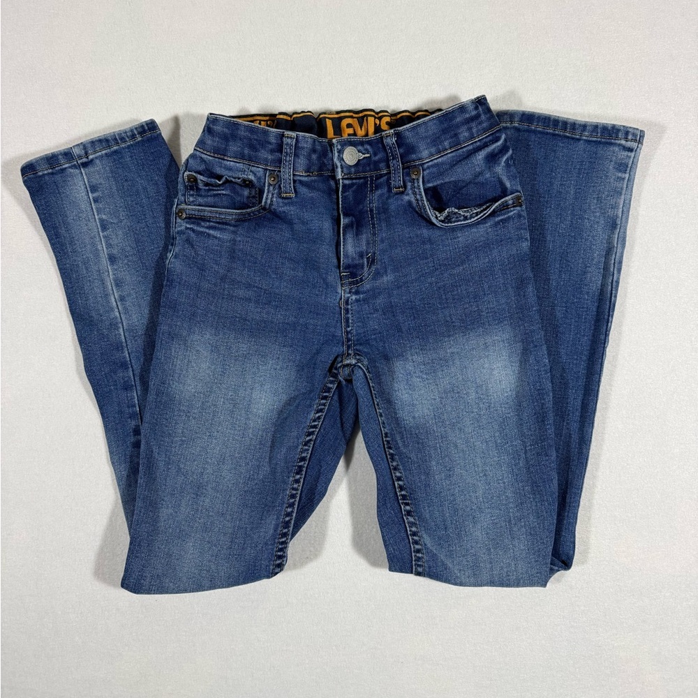 Levi’s Boys’ 510 Jeans Size 14 Regular 27x29 Adjustable Waist Stretch Denim EUC
